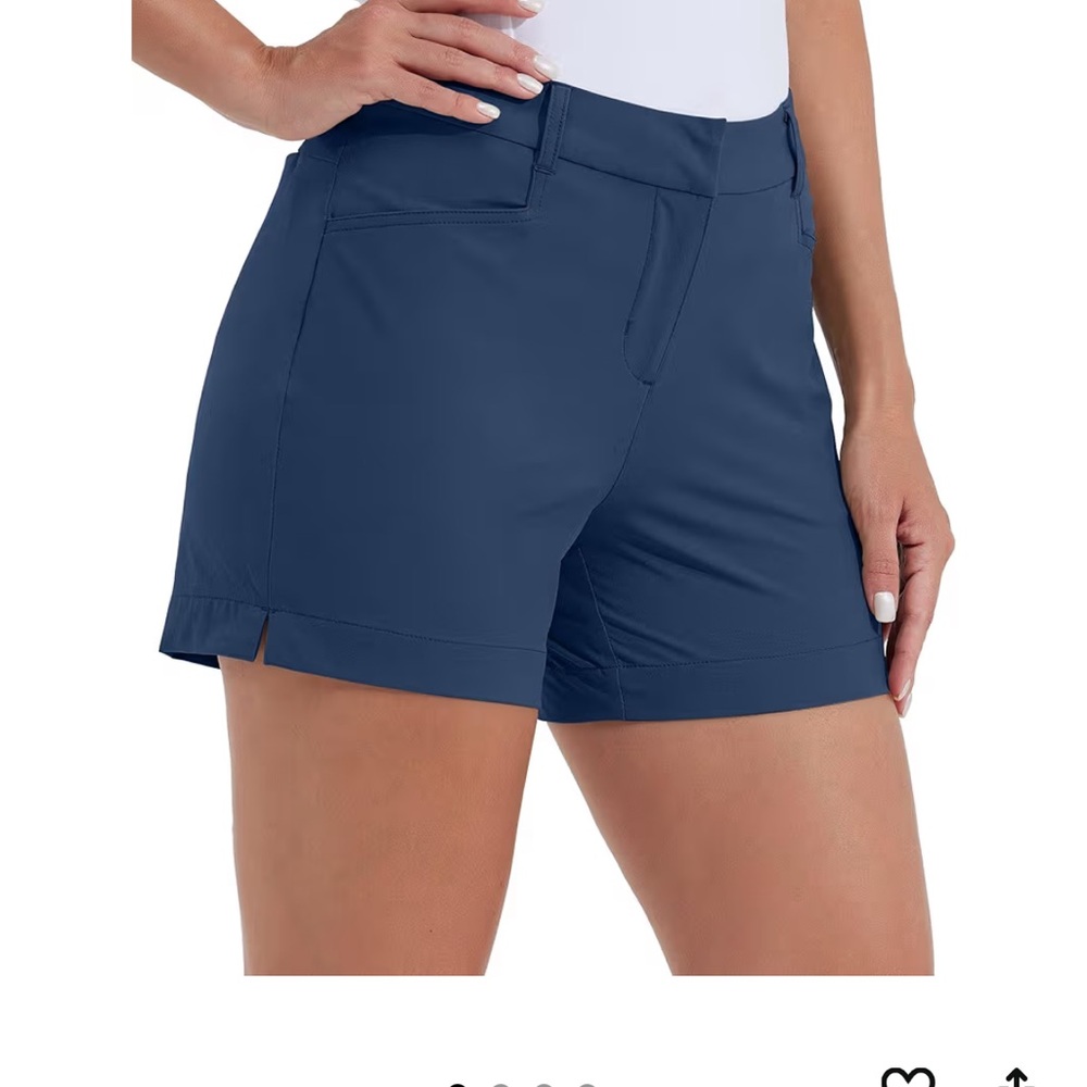 Active wear Navy Women's Shorts
